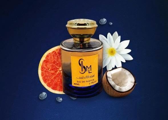 SML Al-Andalus Flower Eau de Parfum, 80 ml / 2,7 oz – Ein einzigartiger Duft, der tropische Früchte und florale Noten für ein unvergessliches Dufterlebnis vereint. Perfekt für jeden Anlass