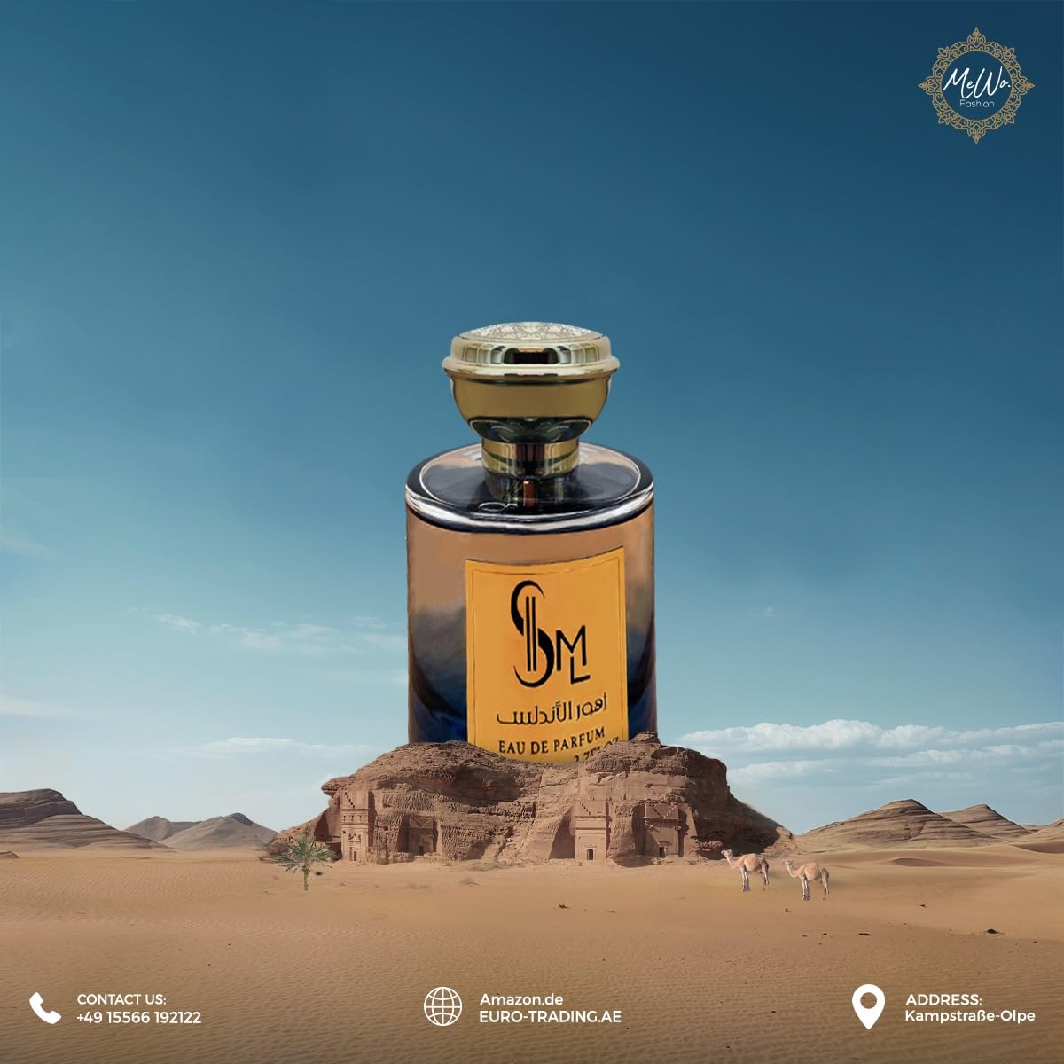 SML Al-Andalus Flower Eau de Parfum, 80 ml / 2,7 oz – Ein einzigartiger Duft, der tropische Früchte und florale Noten für ein unvergessliches Dufterlebnis vereint. Perfekt für jeden Anlass