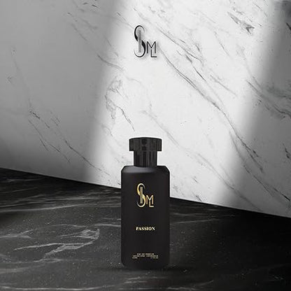 SML Passion Eau de Parfum, 50 ml/1,7 oz - Ein luxuriöser orientalischer Duft mit reichhaltigem Leder, arabischem Bernstein, Moschus und Attarnoten. Ein fesselnder Duft für jeden Anlass